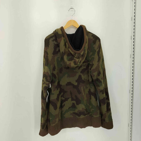 シックスティエイトアンドブラザーズ 68&BROTHERS 迷彩柄 L/S ニット フーディ パーカー メンズ import:S